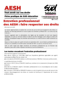 Lire la suite à propos de l’article Questions fréquentes lors d’un entretien d’embauche pour le poste d’AESH