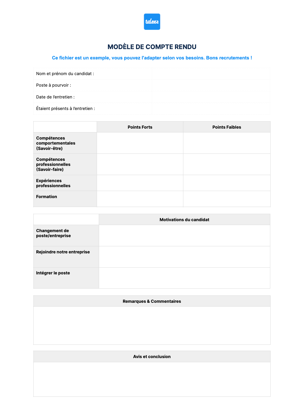Lire la suite à propos de l’article Comment préparer efficacement une trame d’entretien d’embauche ?